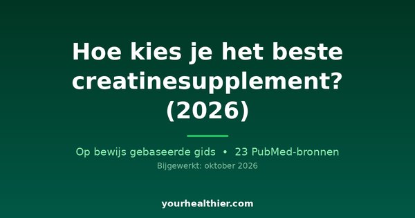 Hoe kies je het beste creatinesupplement? (2026)