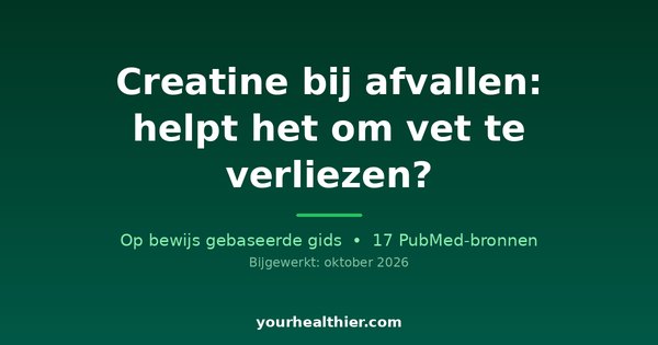Creatine bij afvallen: helpt het om vet te verliezen?