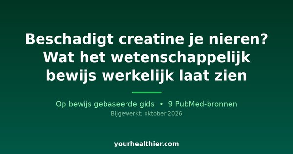 Beschadigt creatine je nieren? Wat het wetenschappelijk bewijs werkelijk laat zien