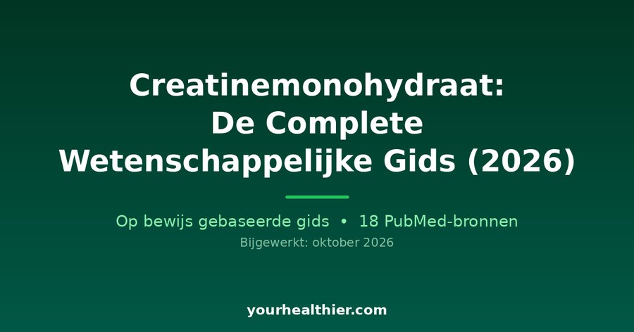 Creatinemonohydraat: De Complete Wetenschappelijke Gids (2026)