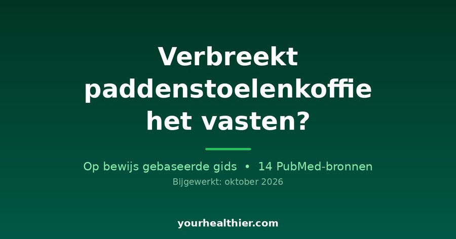 Verbreekt paddenstoelenkoffie het vasten?
