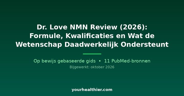 Dr. Love NMN Review (2026): Formule, Kwalificaties en Wat de Wetenschap Daadwerkelijk Ondersteunt