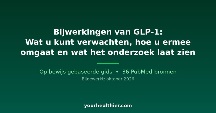 Bijwerkingen van GLP-1: Wat u kunt verwachten, hoe u ermee omgaat en wat het onderzoek laat zien