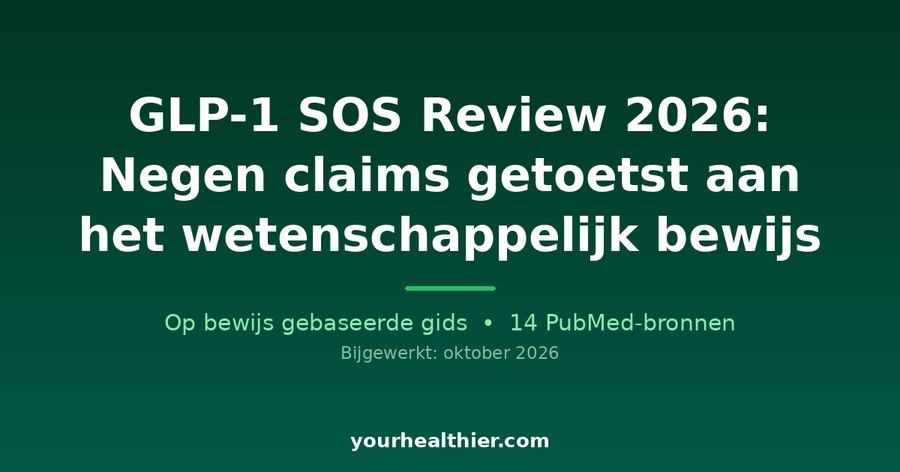 GLP-1 SOS Review 2026: Negen claims getoetst aan het wetenschappelijk bewijs
