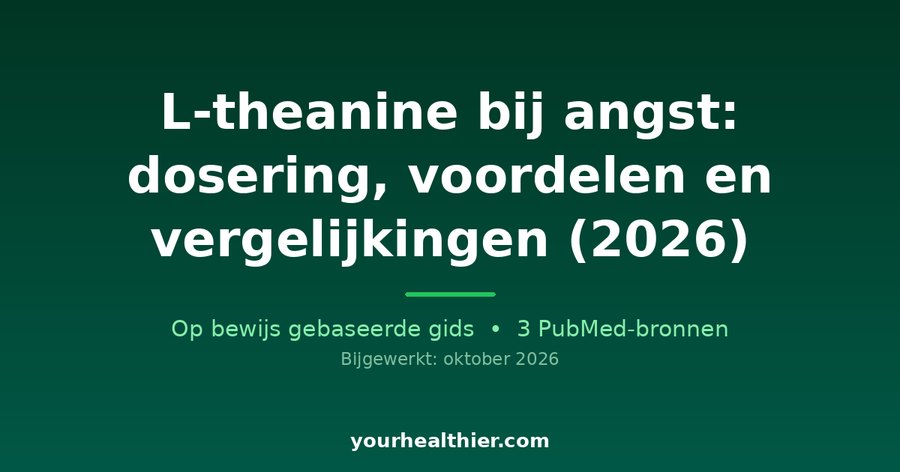L-theanine bij angst: dosering, voordelen en vergelijkingen (2026)