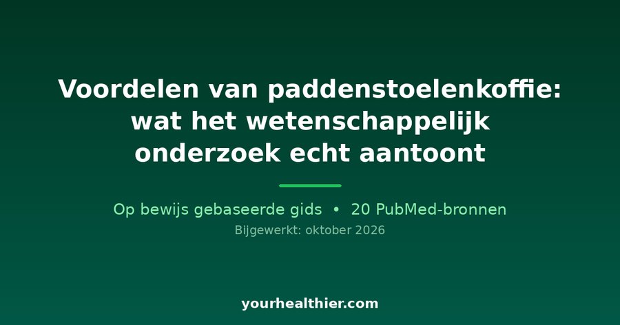 Voordelen van paddenstoelenkoffie: wat het wetenschappelijk onderzoek echt aantoont