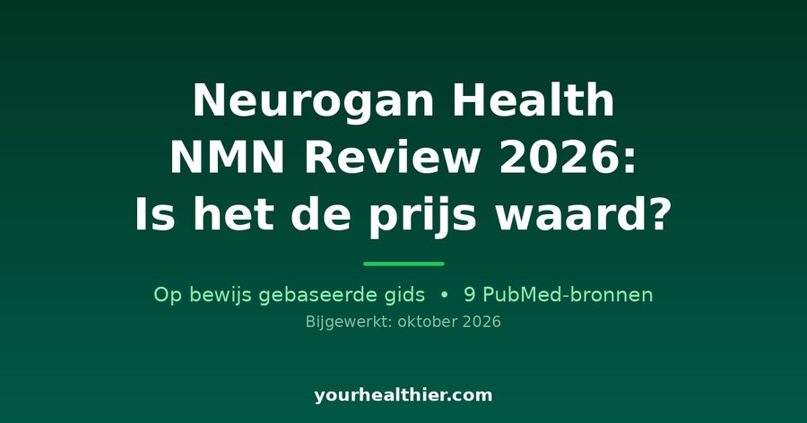 Neurogan Health NMN Review 2026: Is het de prijs waard?