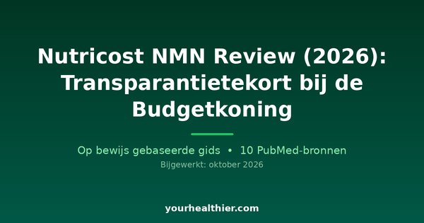 Nutricost NMN Review (2026): Transparantietekort bij de Budgetkoning