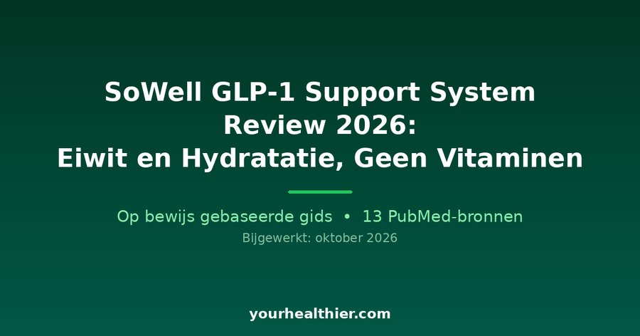 SoWell GLP-1 Support System Review 2026: Eiwit en Hydratatie, Geen Vitaminen